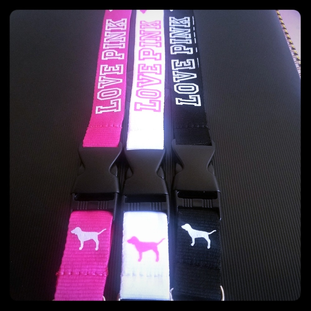 Victoria's secret Pink lanyards